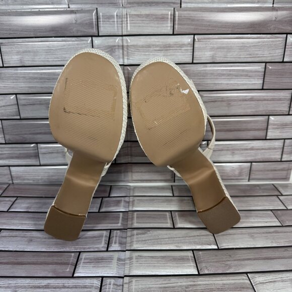 Steve Madden Women's Ivory Stance Platform slide Sandal Shoe Size 11 NEW - Picture 8 of 9